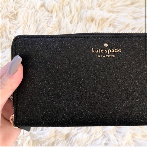 Kate Spade Joeley Glitter Large Continental Wallet - Picture 2 of 7